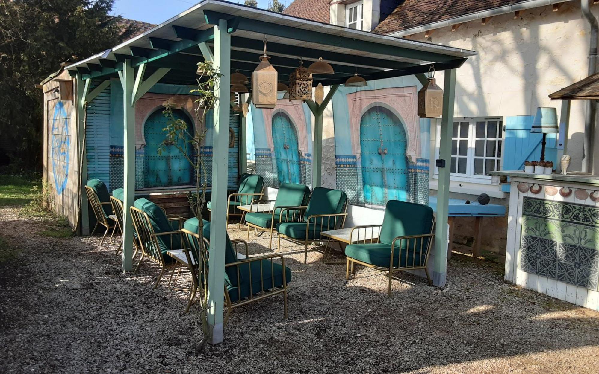 Bed and Breakfast 'La Ménagerie' Châteauvieux Exterior foto